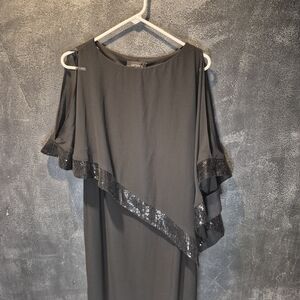 Black Party Dress With Sequin